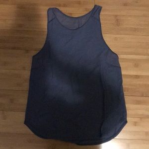 Lululemon work out tank. Gray/purple